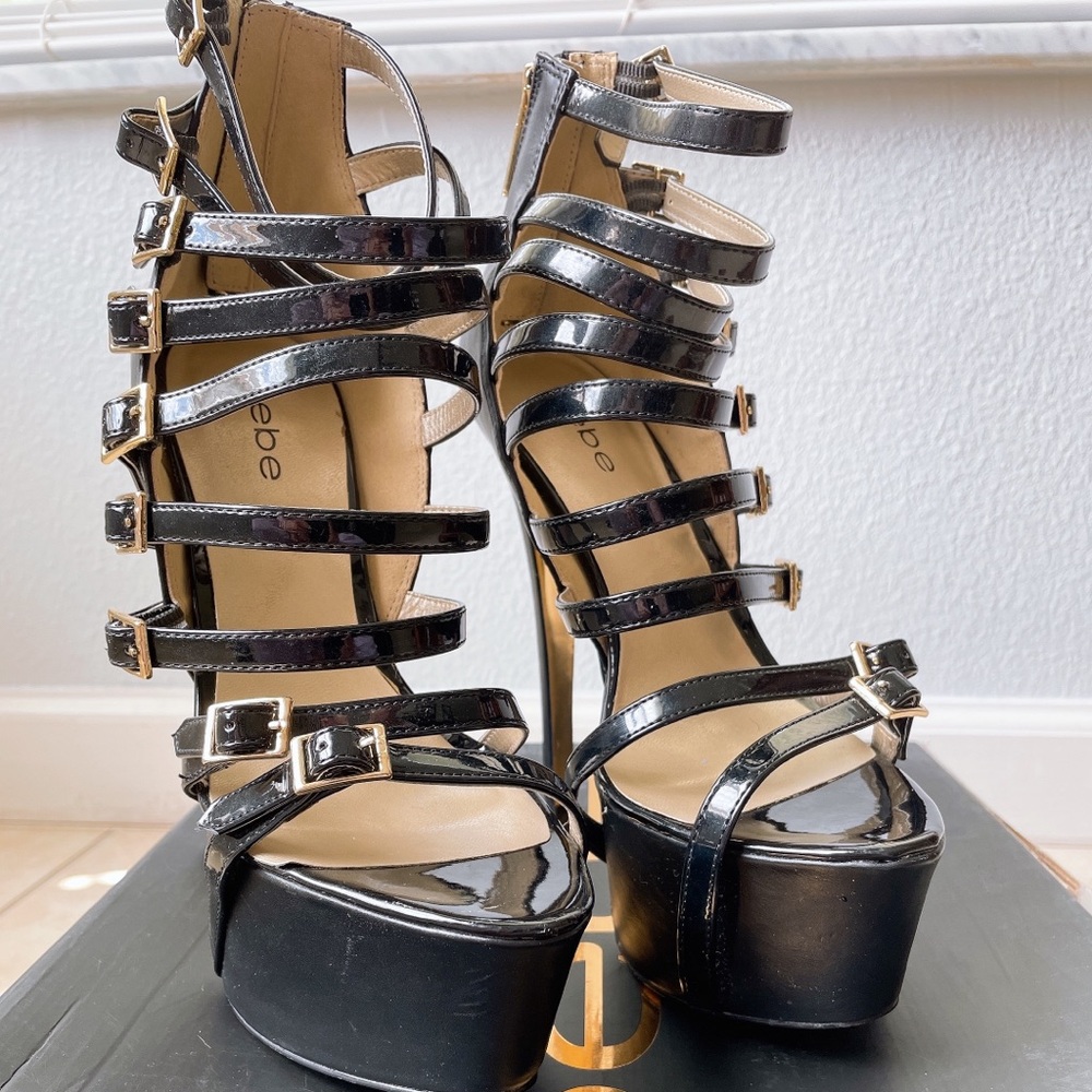 BEBE EVENING HEELS